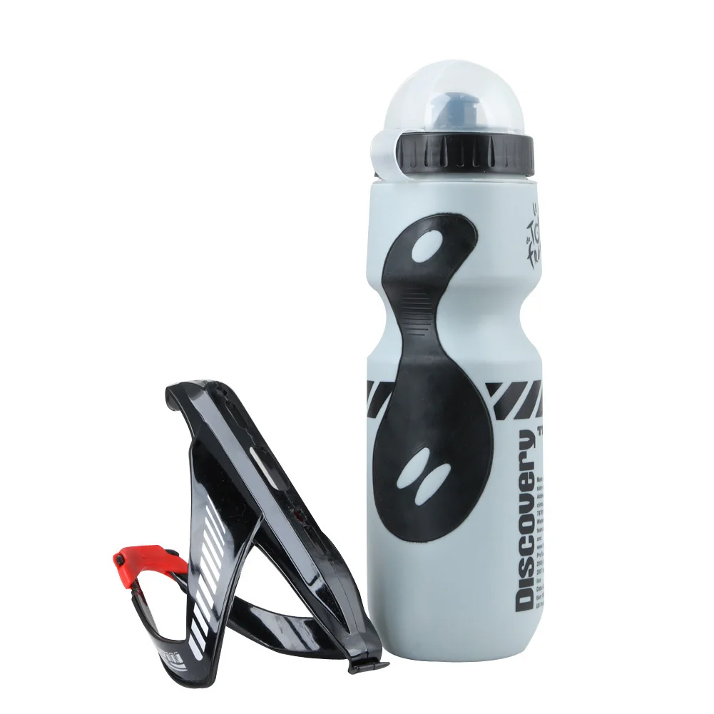 

650ml V Type Portable MTB Road Bike Anti-Slip Water Drink Bottle With Holder Cage Durable Outdoor Sports Riding Bicycle Kettle