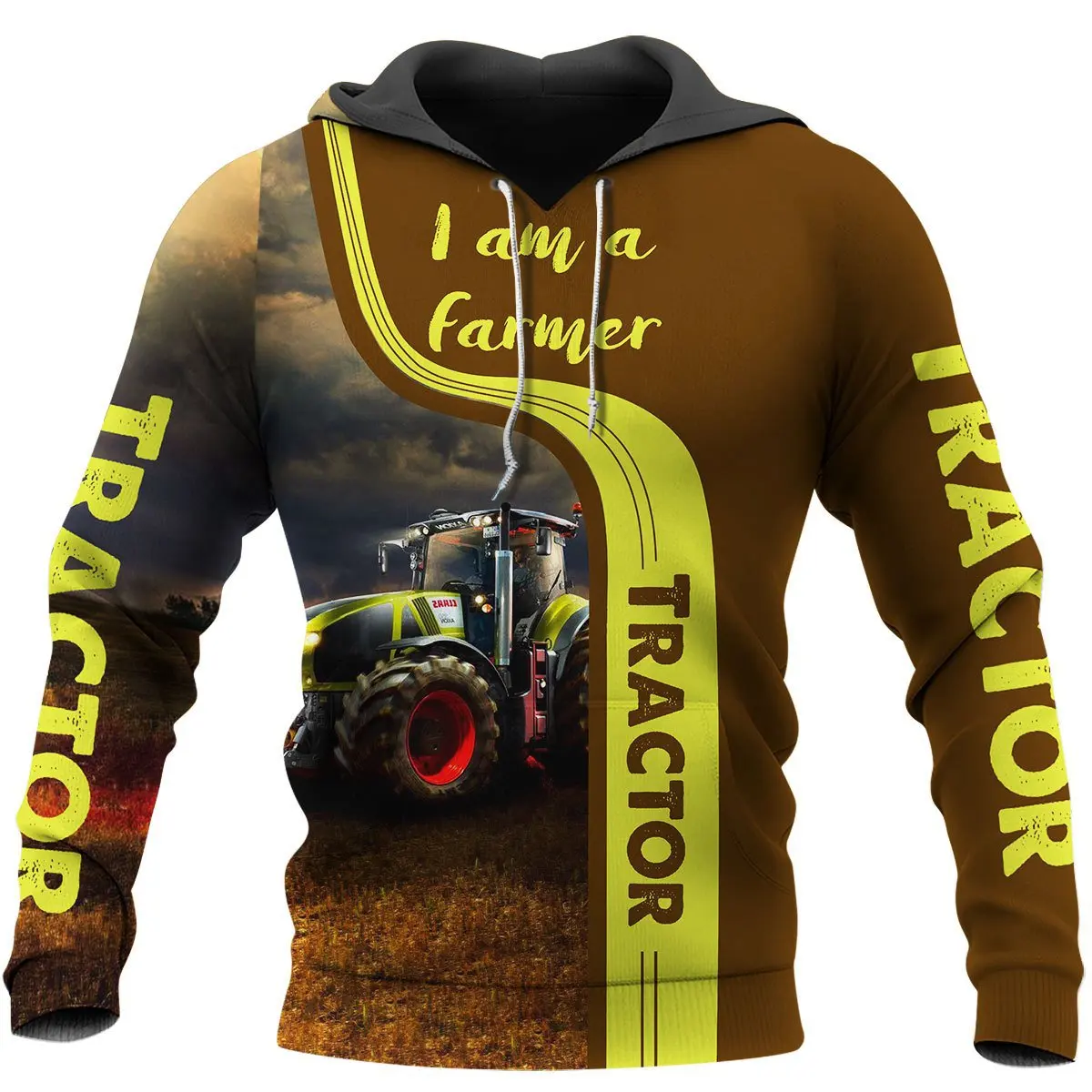 

Worker Farmer Tractor instrument Funny NewFashion Long Sleeves 3DPrint Zipper/Hoodies/Sweatshirts/Jacket/Men/women A-123