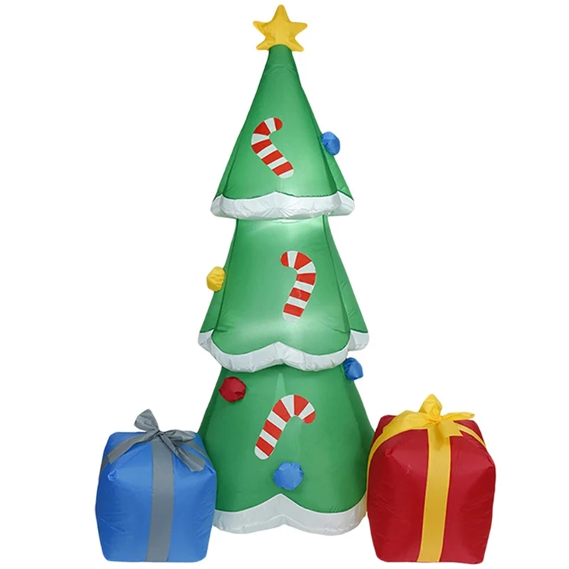 

1 шт. 1,8 м надувная Рождественская елка креативное украшение для двора с вилкой EU/US