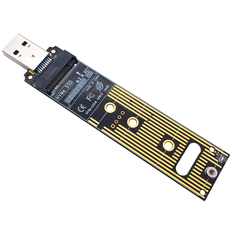 

M.2 NVME SSD USB 3,1 адаптер PCI-E на USB-A 3,0 Внутренний конвертер карты 10 Гбит/с USB3.1 Gen 2 для Samsung 970 960