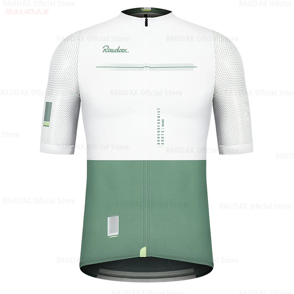 

Cycling Jersey Raudax 2021 Summer MTB Bike Clothes Shirt Men's Cycle Clothing Ropa Ciclismo Hombre Breathable Bicycle Shirts