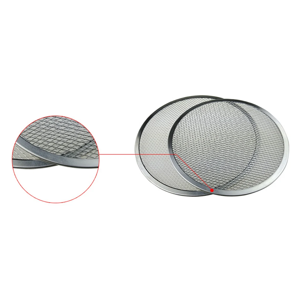 Лоток для пиццы из сетчатого материала Алюминий блин сетка выпечки сетчатый