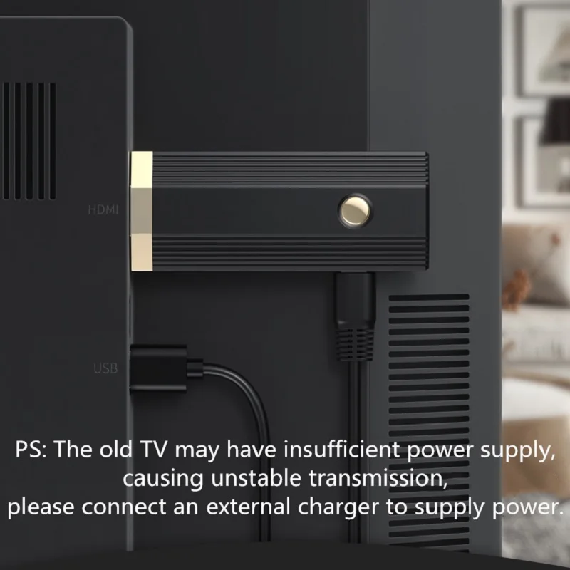 Беспроводной приемник дисплея WiFi HDMI совместимый проектор с зеркальным экраном