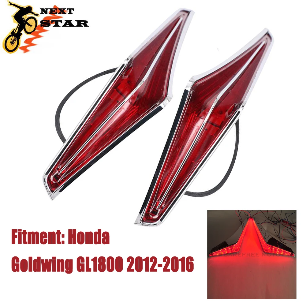 

Motorcycle LED Rear Tour Pack Run Turn Light Tail Light Turn Signal Case For Honda Goldwing GL1800 GL 1800 2012-2016 Motorbike