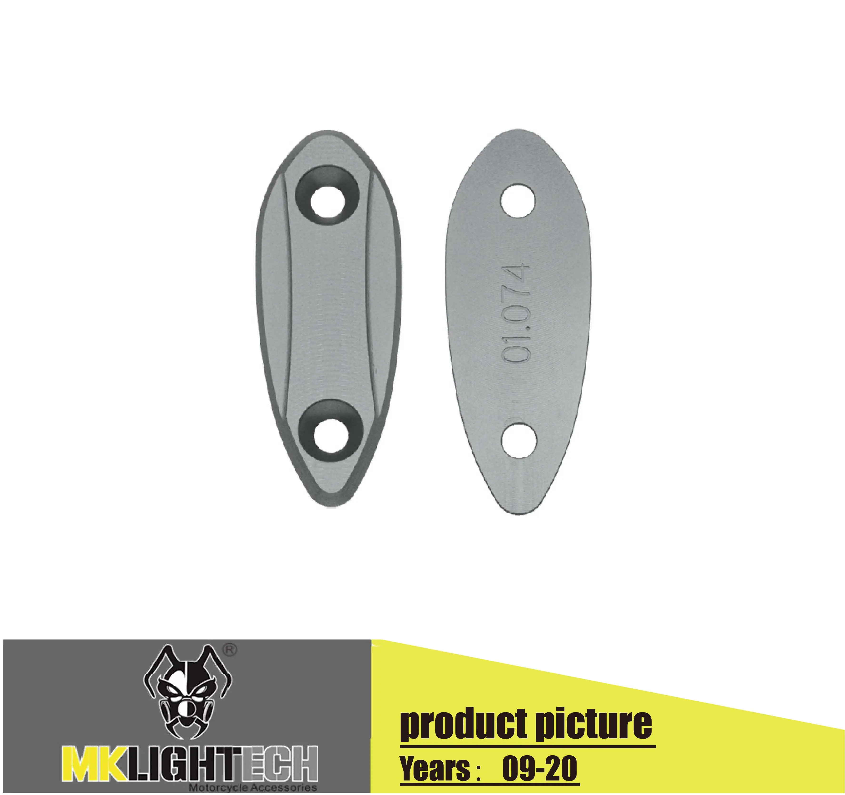 

MKL IGHTECH rear view mirror chassis decorative mirror code For KAWASAKI ZX6R ZX-6R 2009-2020 base mirror decorative block