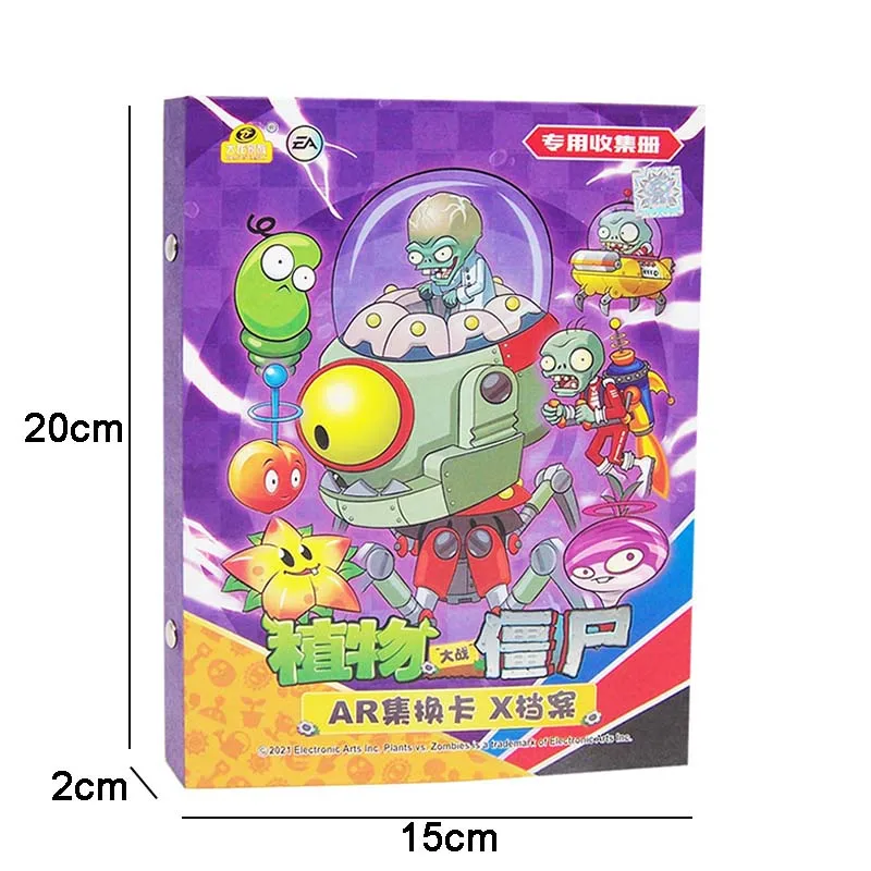 80/160 шт альбом зомби 2 держатель для карт книга бумага писем игра горох Peashooter
