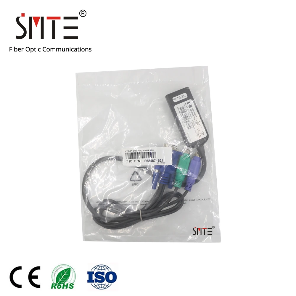 И 396632-001 IP KVM 262587-B21 520-290-505 CAT5 PS/2 интерфейсный адаптер/262588-b2 HEWLETT PACKA