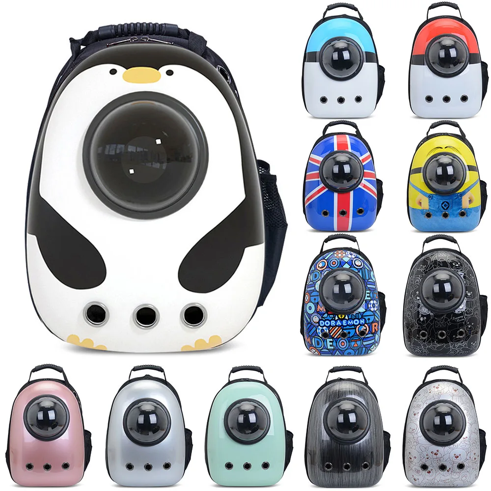 Сумка переноска для кошек прозрачный дышащий рюкзак и щенков коробка клетка