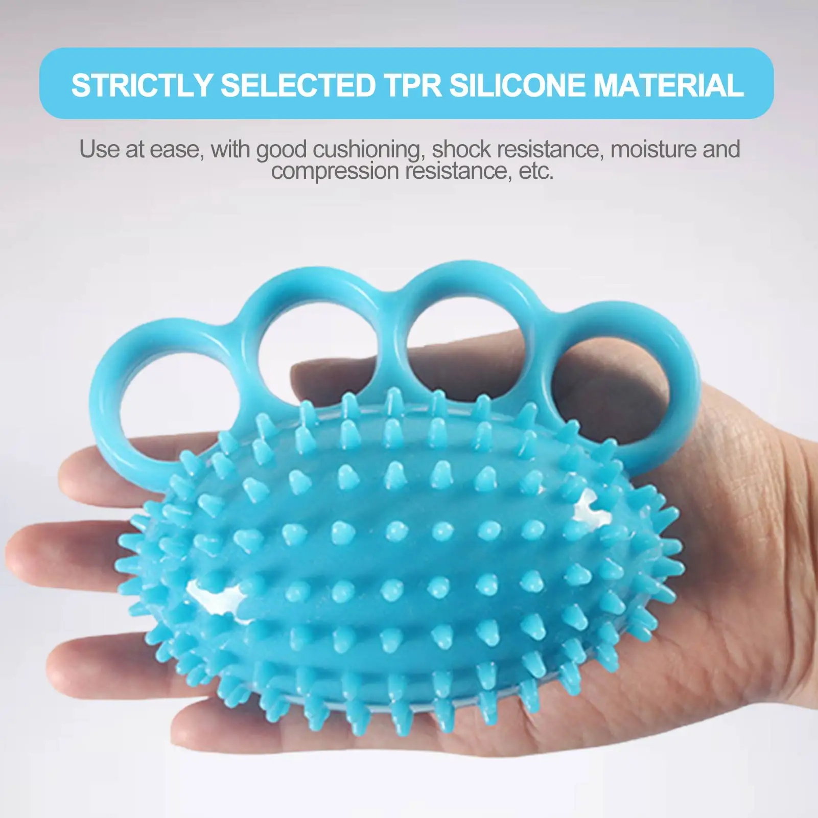 Ручной кистевой эспандер ладони массажный шарик зажим для пальца с силиконовой