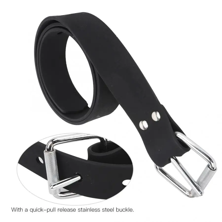 Силиконовый ремень для дайвинга с быстроразъемной стальной пряжкой 1 3/1 5 м | Спорт