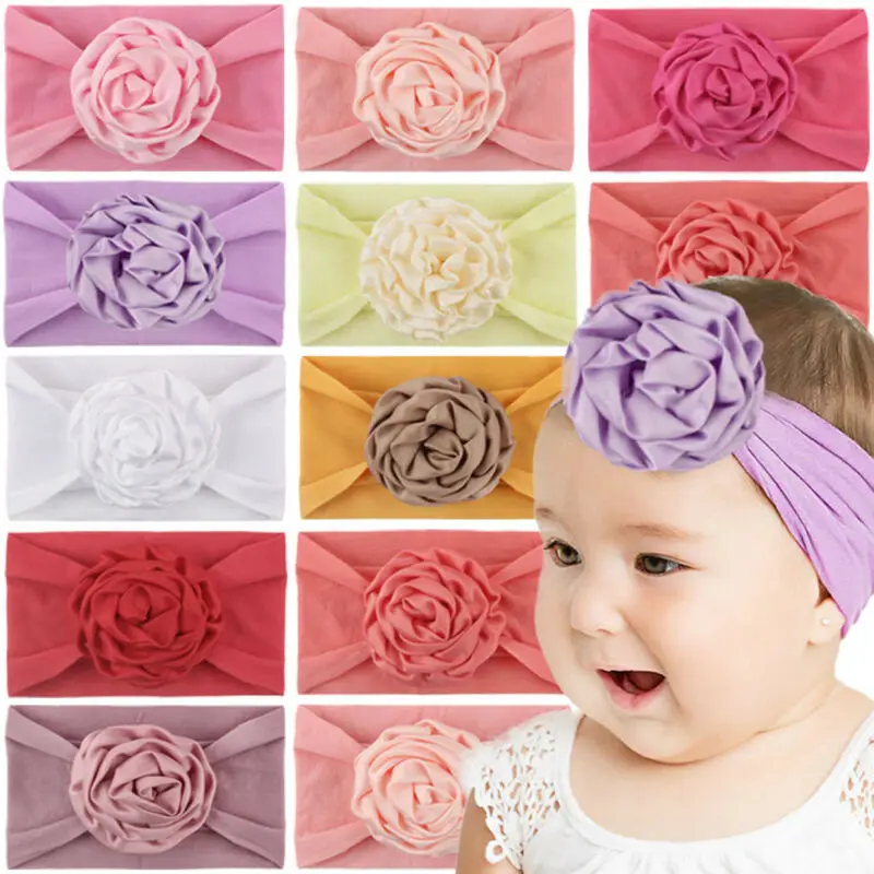 

AA Baby Girls Headwear Fashion Toddler Girl Hairband Bow Rabbit Turban Big Bow Knot Headband Hair band Head Wrap Cute Hairband