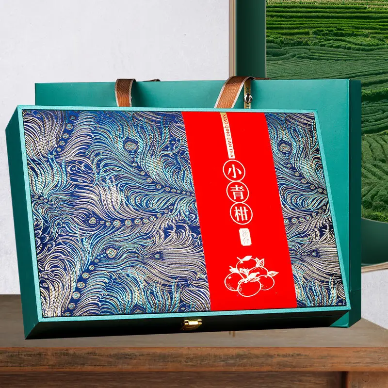 

Маленький зеленый китайский чай Pu-erh Состаренный чай цитрусовые апельсиновые чайные листья 250 г маленькие банки Подарочная коробка Чай