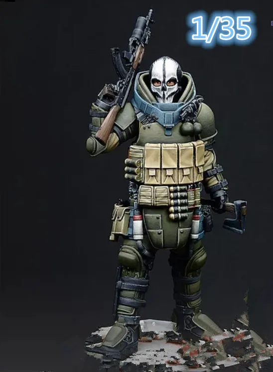 1/35 солдатская каучуковая фигурка строительный комплект | Игрушки и хобби