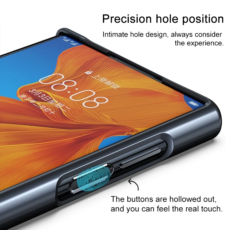 Для Huawei Mate Xs / X защитный чехол (черный) Складная рамка противоударный 2020 Новая