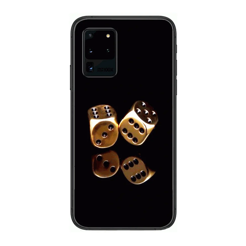 

Exquisite Personality Phone cover hull For SamSung Galaxy S 6 7 8 9 10 20 Plus Edge E 5G Lite Ultra black soft bumper