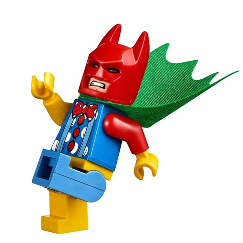 Одиночная распродажа 2017 Бэтмен красочные POGO загадка строительные блоки Супер