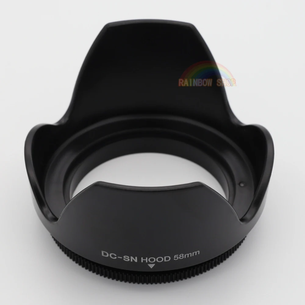 DC 58 мм бленда объектива Калибр Цветок камера объектив протектор II для всех камер