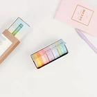 12 шт.лот, милая Радужная декоративная клейкая лента, Малярная клейкая лента для домашнего декора, дневника, школы, канцелярские принадлежности