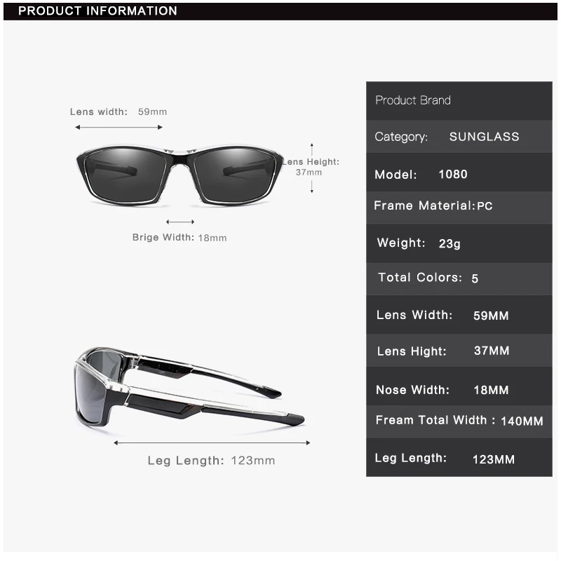 Солнцезащитные очки Polaroid унисекс винтажные квадратные Поляризационные