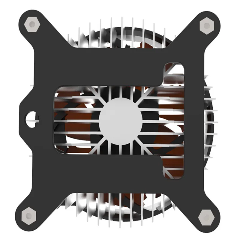 Фото Кулер для процессора, радиатор для компьютера INTEL LGA1151/1150/1155/1156 I7 I5 I3 Pentium Celeron №5