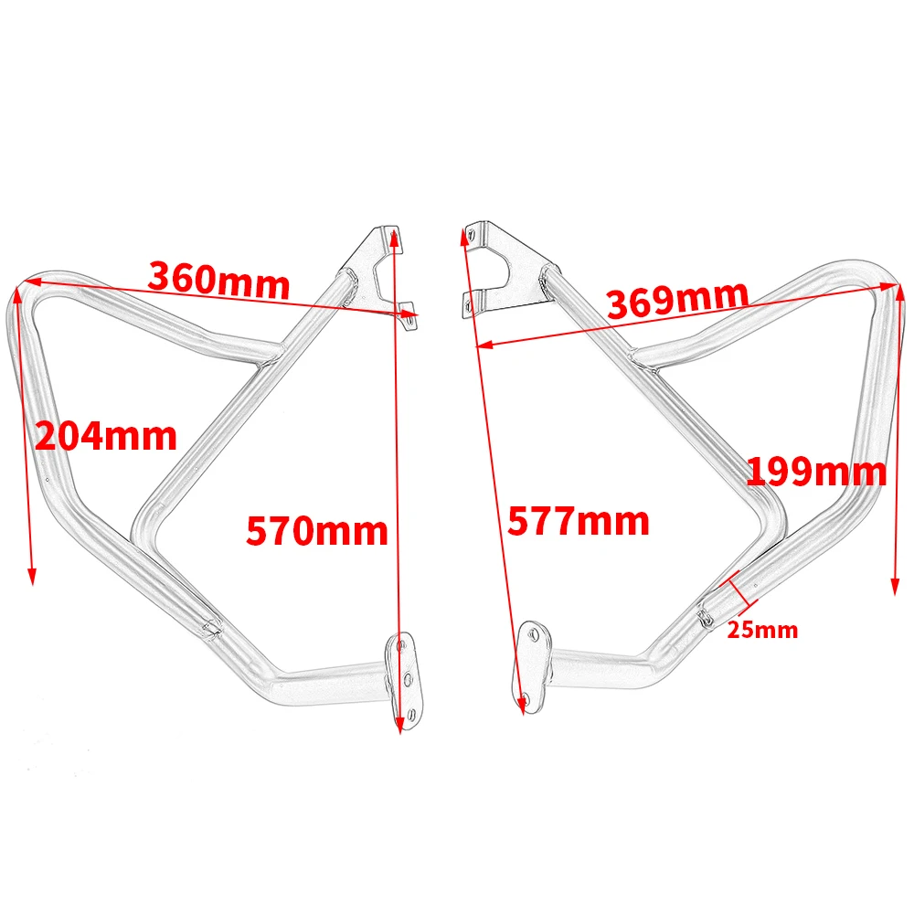 

Motorcycle Black Upper Engine Guard Crash Bar Protector Bumper for Kawasaki Versys 650 KLE650 2015 2016 2017 2018 2019 2020 2021