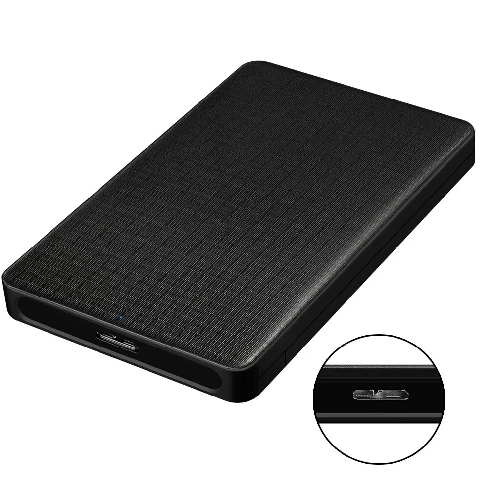 Контейнер для жесткого диска SATA 2 5 дюйма Usb3.0 Переносной SSD скользящая крышка