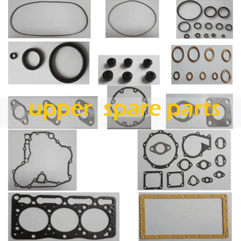 

D1005 Full Gasket Set for Kubota B2100 B2301HSD B2320 B2601HSD B7500 B7510 BX2660 BX2670 BX2680 ZD32 16236-99352 16226-99364