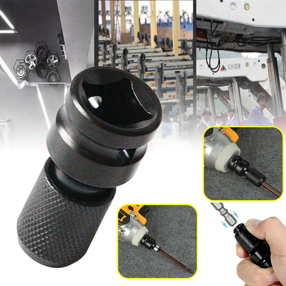 

1 Set Socket Set Wrench Socket Adapter Spanner Set Drive Converter Impact Tool 1/2 Inch Square To 1/4 Inch Hex Ratchet Socket
