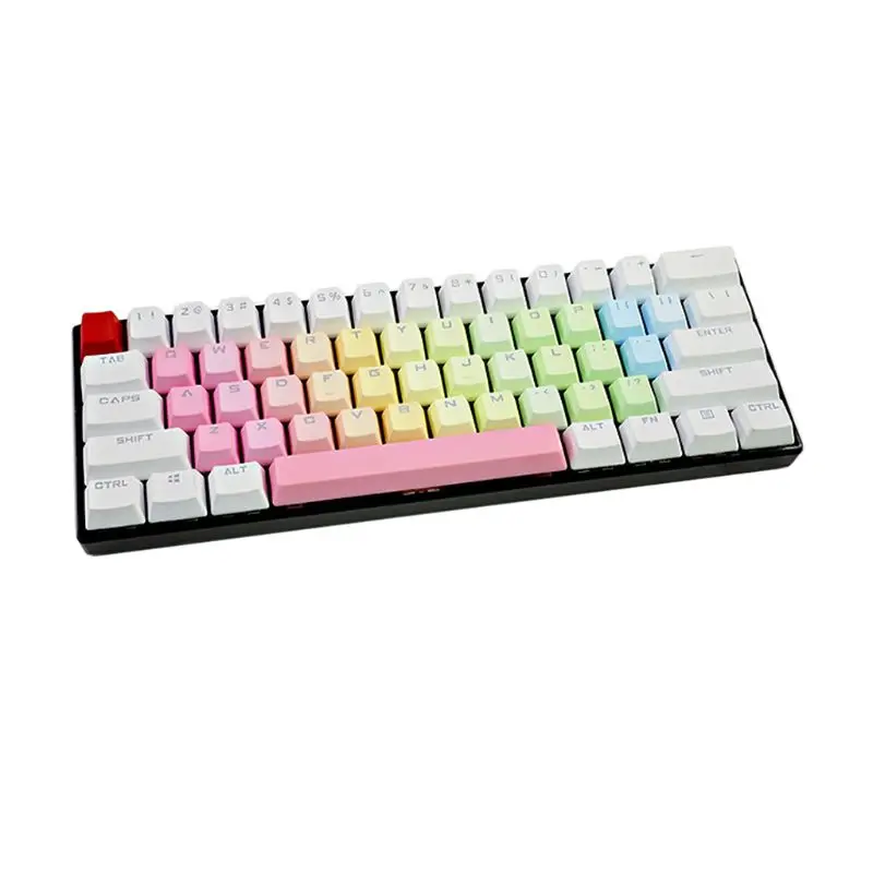 Радуга синий Демон RGB PBT 35 ключей OEM двойной кадр с подсветкой колпачки для вишни