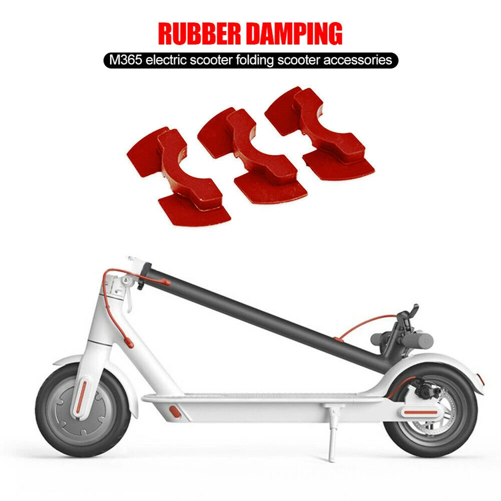 

3Pcs Wear Cable Electric Vibration Damper Cushion for xiaomi M365 Rubber Practical Scooter Parts Anti Slack Protection