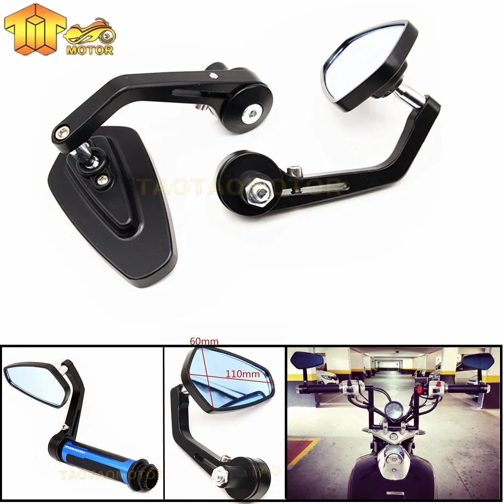 Мотоциклетное зеркало с алюминиевой ручкой боковые зеркала заднего вида