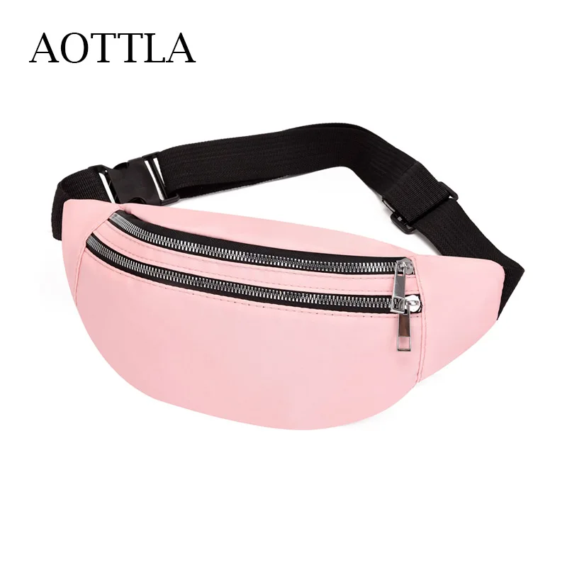 

AOTTLA Женская поясная сумка, простая многофункциональная нагрудная сумка, Классическая однотонная женская сумка, унисекс сумка для телефона,...