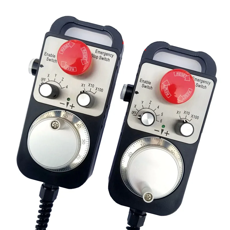 Генератор импульсов с ЧПУ 4/6 осевой MPG подвесной маховик для FAGOR GSK Siemens MITSUBISHI FANUC