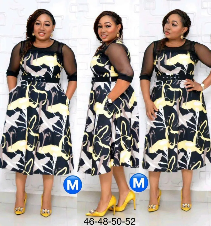 Эластичный Африканский платья для женщин в африканском стиле Вечерние Африка