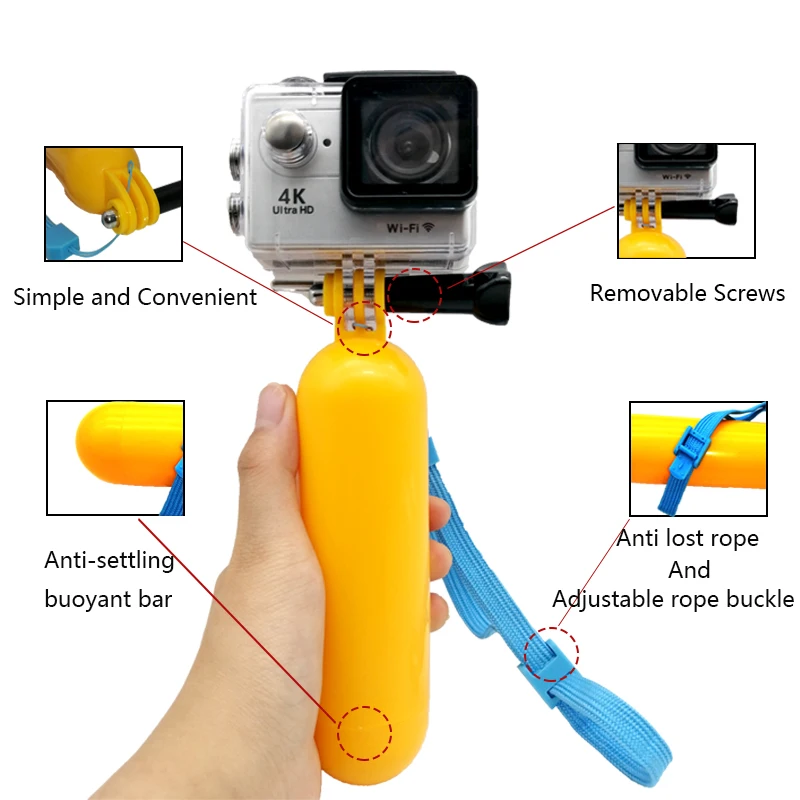 Для Gopro аксессуары головной ремень плавающая губка для go pro hero 7 6 5 4 3 Eken h8r xiaomi