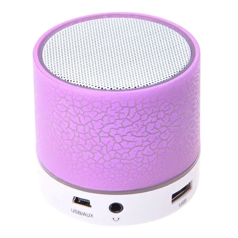 Беспроводная Bluetooth мини Колонка стерео для iPhone Samsung Phone Tablet PC LED Цвет: