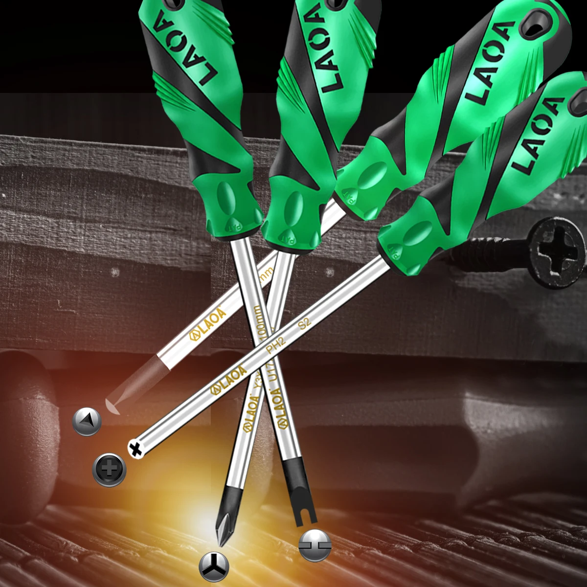 

Набор прецизионных отверток особой формы из легированной стали U/Y/треугольной/внутренней крестообразной отвертки LAOA S2