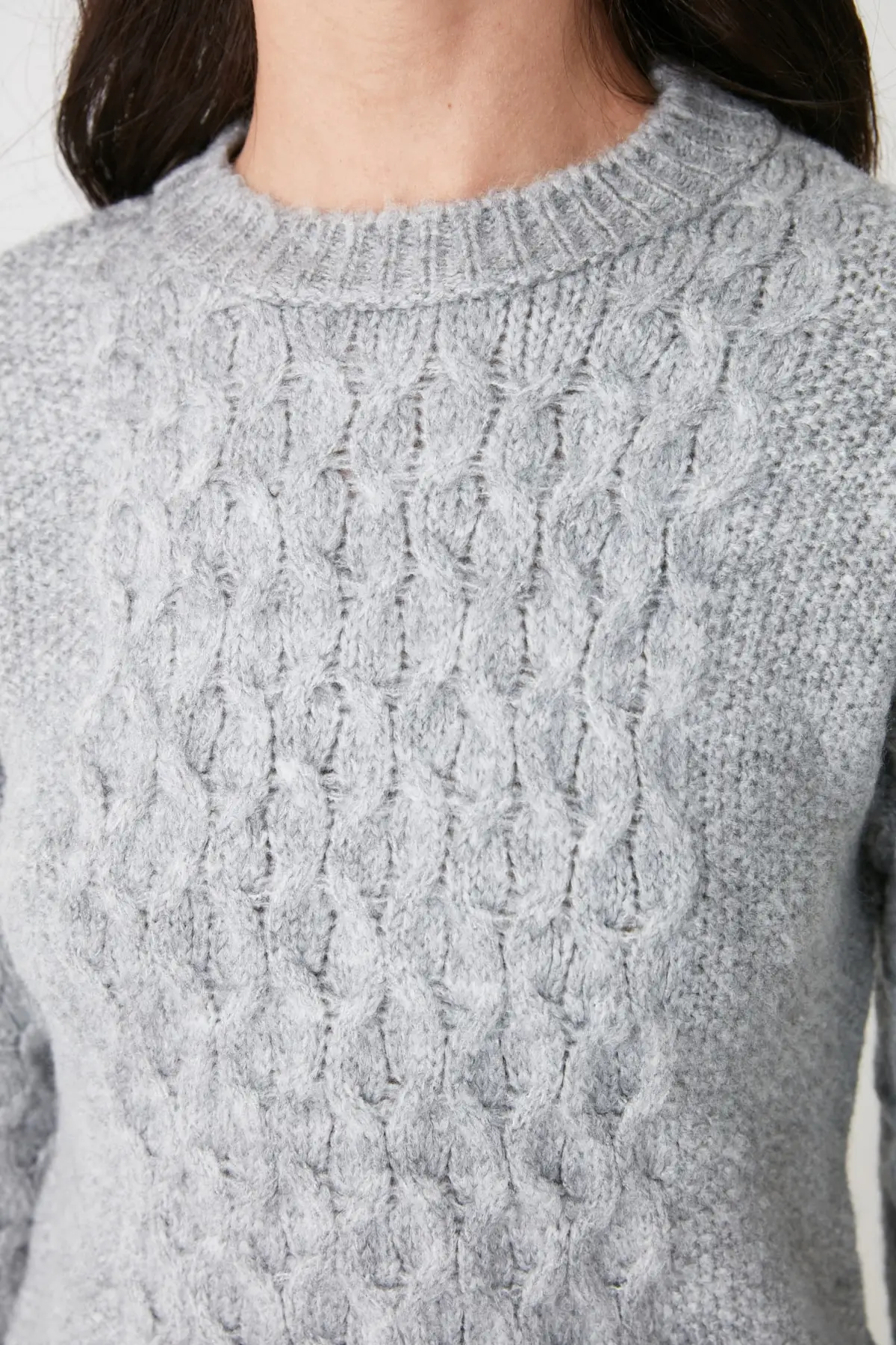 

Trendyol Mesh Detailed Knitwear Sweater TWOAW21KZ2581