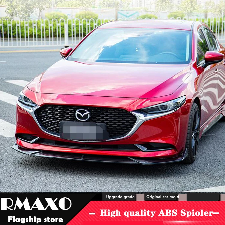 Для Mazda 3 Axela Body kit спойлер 2020-2021 ABS задний передний бампер диффузор защитные