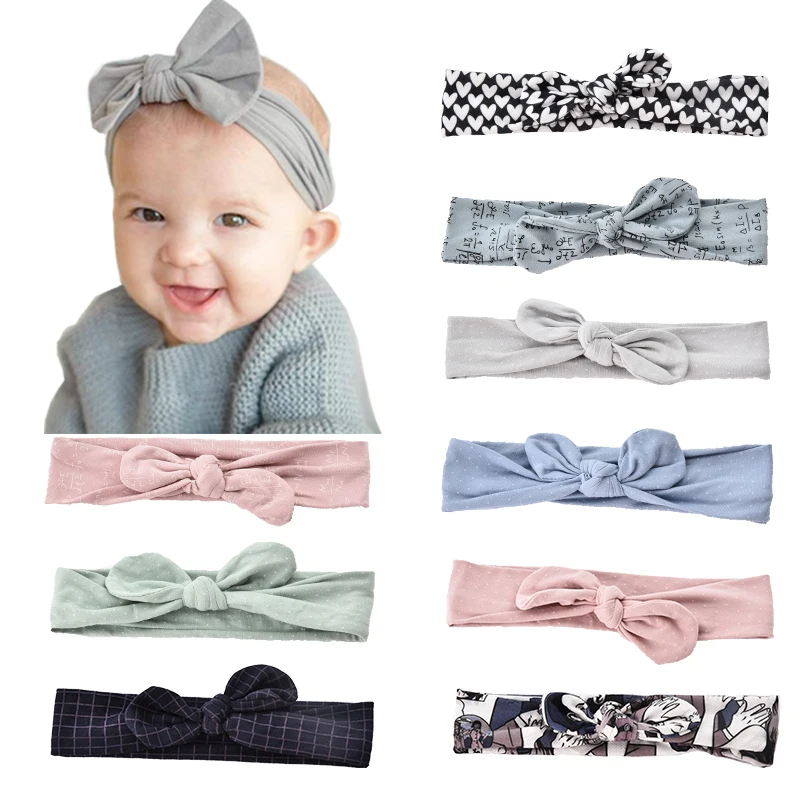 

3 Pcs/Set Baby Girls Cute Candy Soft Dot Star Plaid Hairbands Headwears Children Lovely Hair Hoop Headbands Kid Hair Accessories