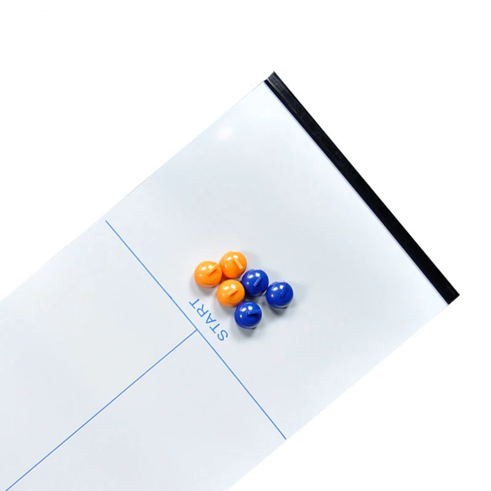 

1 Set Of Desktop Curling Ball Toy Leisure Sports Toy Educational Toy Tabletop Game Indoor Sport Hockey