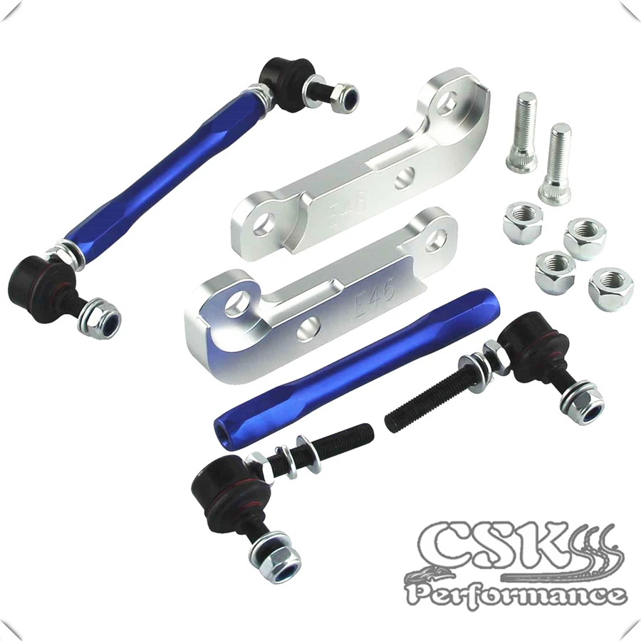 Тюнинг Дрифт поворотные углы 25% 30% + Sway Bar Drop LINK Kit подходит для BMW E46 98 06