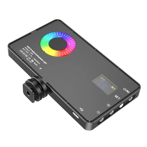 MAMEN M1SE 8500K RGB светодиодный светильник 4000 мАч для камеры, телефона, селфи, портативный карманный мини светильник для фотосъемки s Vlog для видео
