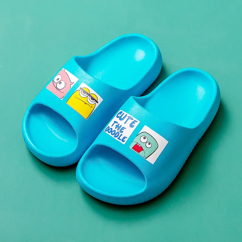 

2021 New Children Slippers Summer Girls Boys Cartoon Slipper Kids Home House Shoe Light EVA Soft Baby Girl Shoes