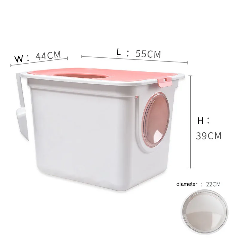 Полностью закрытый кошачий Туалет большая раковина для кошачьего туалета новая