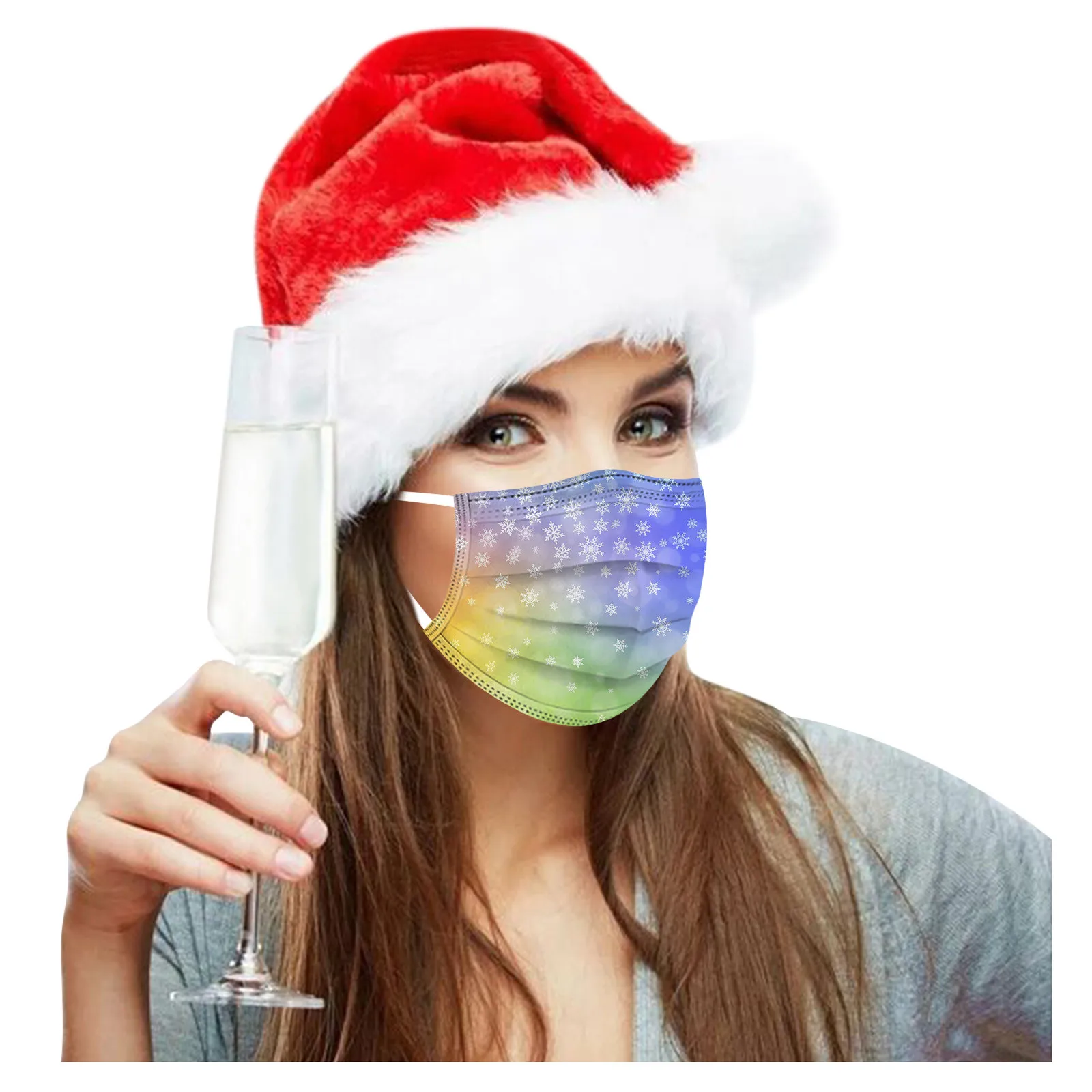 

50pcs masques Disposable Mouth Masks Not Positioning Tie-Dye Printing Mask 3Ply Ear Loop Protective Mouth Caps mascarillas#3