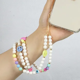 

2021 New Mobile Phone Strap Lanyard Colorful Mobile Phone Lanyard Rope for Cell Phone Case Hanging Cord for Women Phone Chain