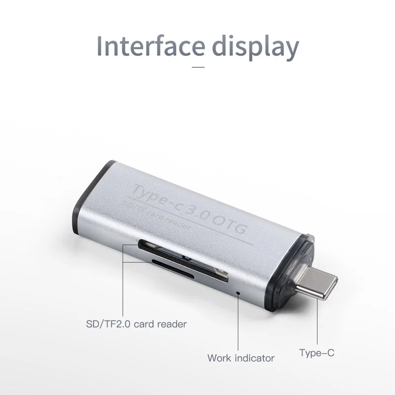 KUULAA Type C USB 3 0 алюминиевый OTG телефон Мульти устройство для чтения карт памяти