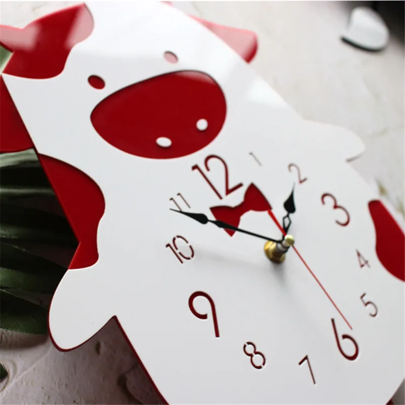 Мультфильм качели настенные часы современные украшения дома креативные