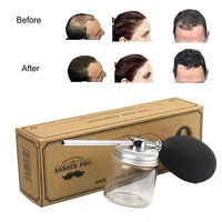 independent brand customization hair building fibers spray pump spray bottle applicator for professional salon barber tool